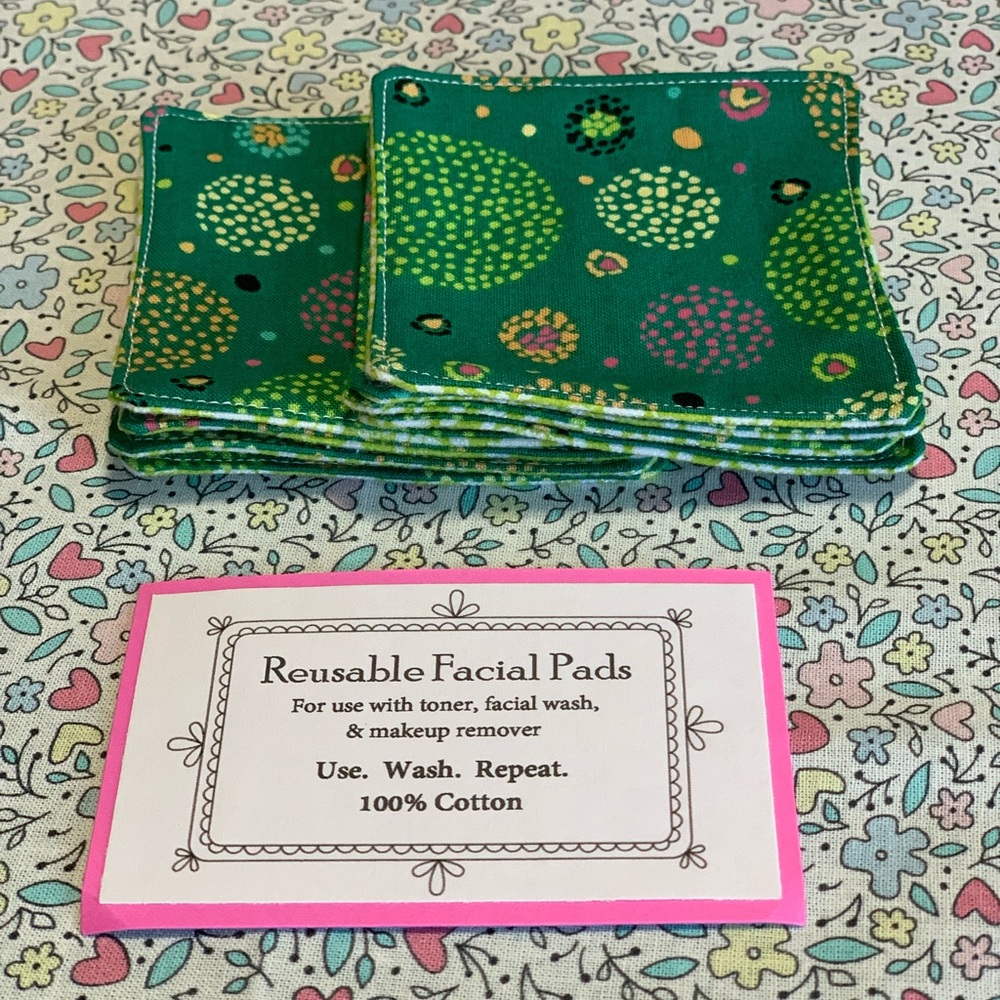 100% Cotton Reusable Facial Wipes